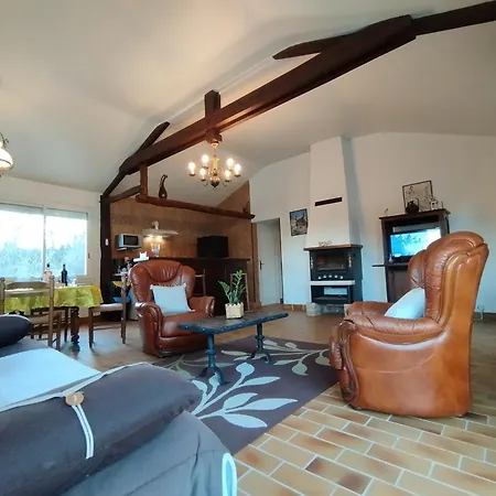 펜션 Maison Serra 4 Etoiles Avec Piscine Privee, Dependance Le Vigan (Lot)